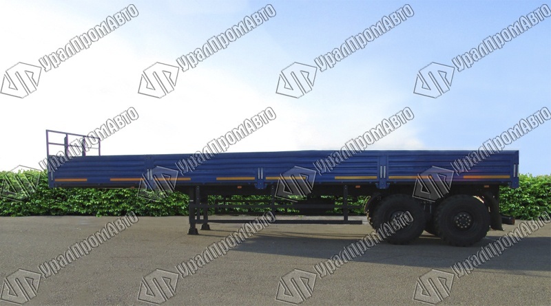 9334-0000020-10 Бортовой полуприцеп НЕФАЗ под тягач 53504, 65221