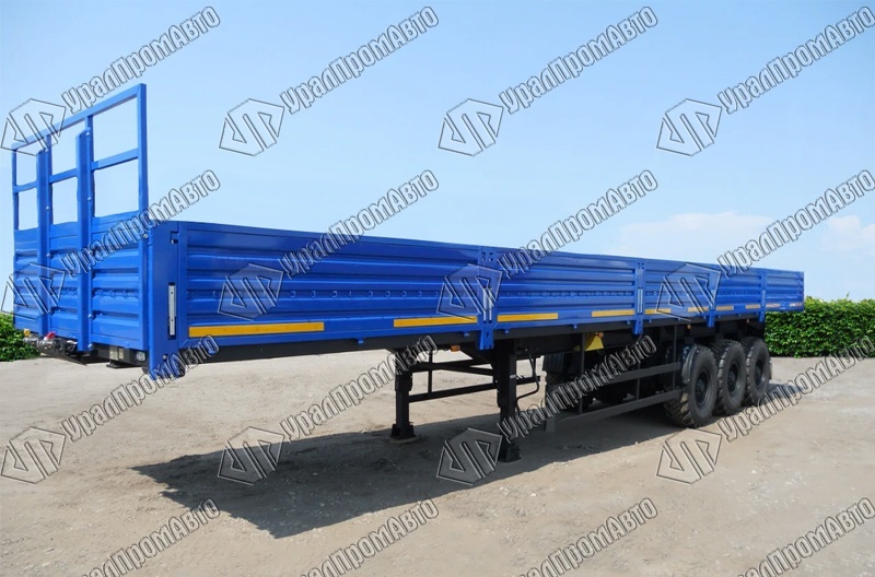 93341-0012150-07 Бортовой полуприцеп НЕФАЗ под тягач 53504, 65221