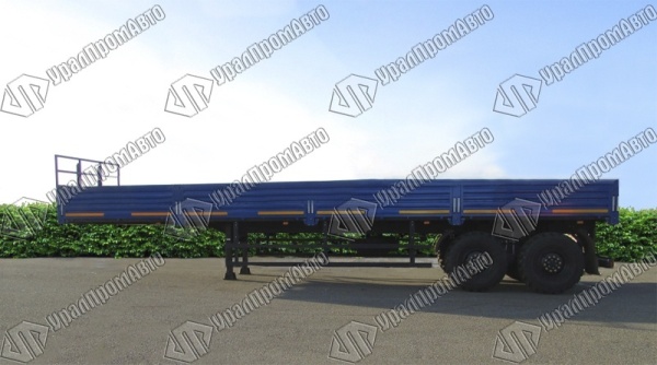 9334-0000020-10 Бортовой полуприцеп НЕФАЗ под тягач 53504, 65221