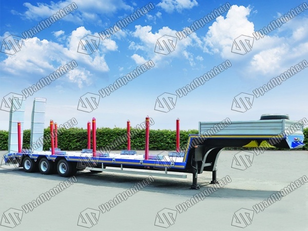 99064-042-02 РП Низкорамный полуприцеп-тяжеловоз 40 тонн