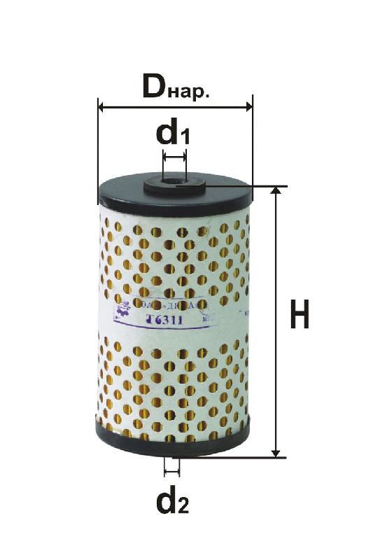 Т6311-1117040 Элемент фильтра топливного (ЭФТ) Т6311 (DIFA 6311) (Дифа)