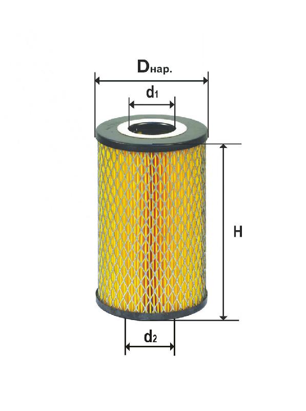 260-1017060 Элемент фильтра масляного (ЭФМ) М5326 (DIFA 5326) (Дифа)