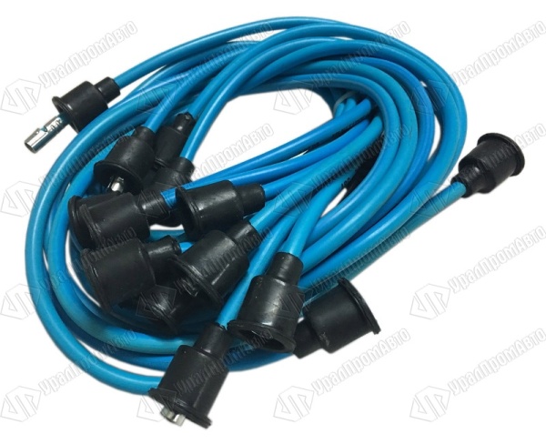 130-3707078-01 Ком-т проводов высоковольтных ЗИЛ-130, ГАЗ-53 (силикон, синий)